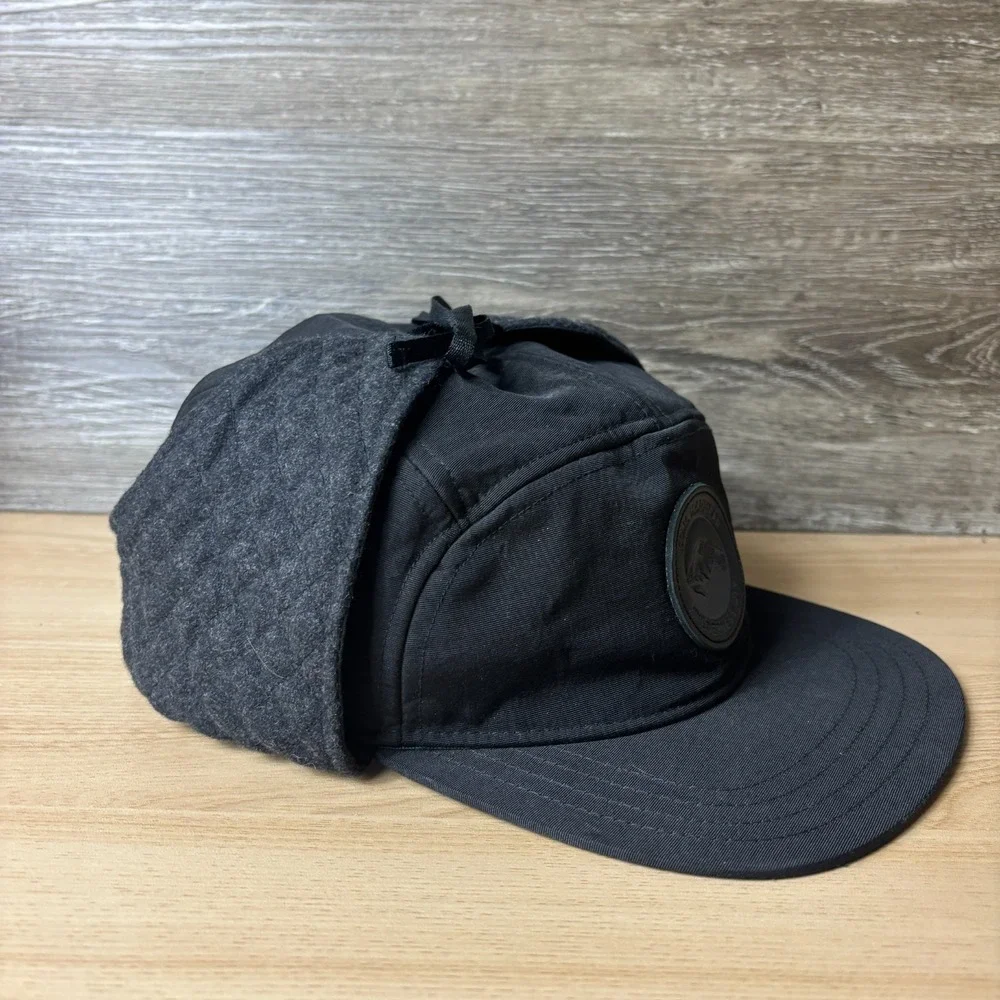 Coal Headwear Hat Cap Mens Medium Black Flip Down Trapper Winter Outdoors